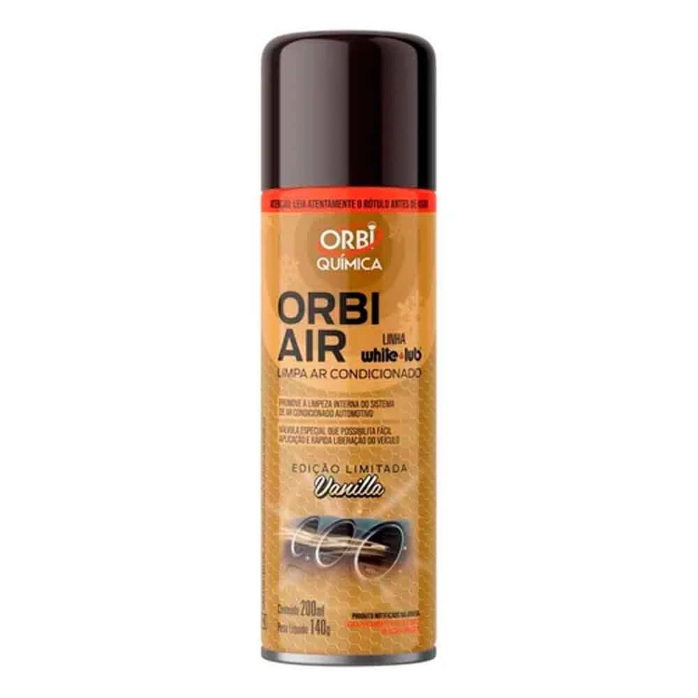 Limpa Ar Condicionado Vanilla 200ml Orbi